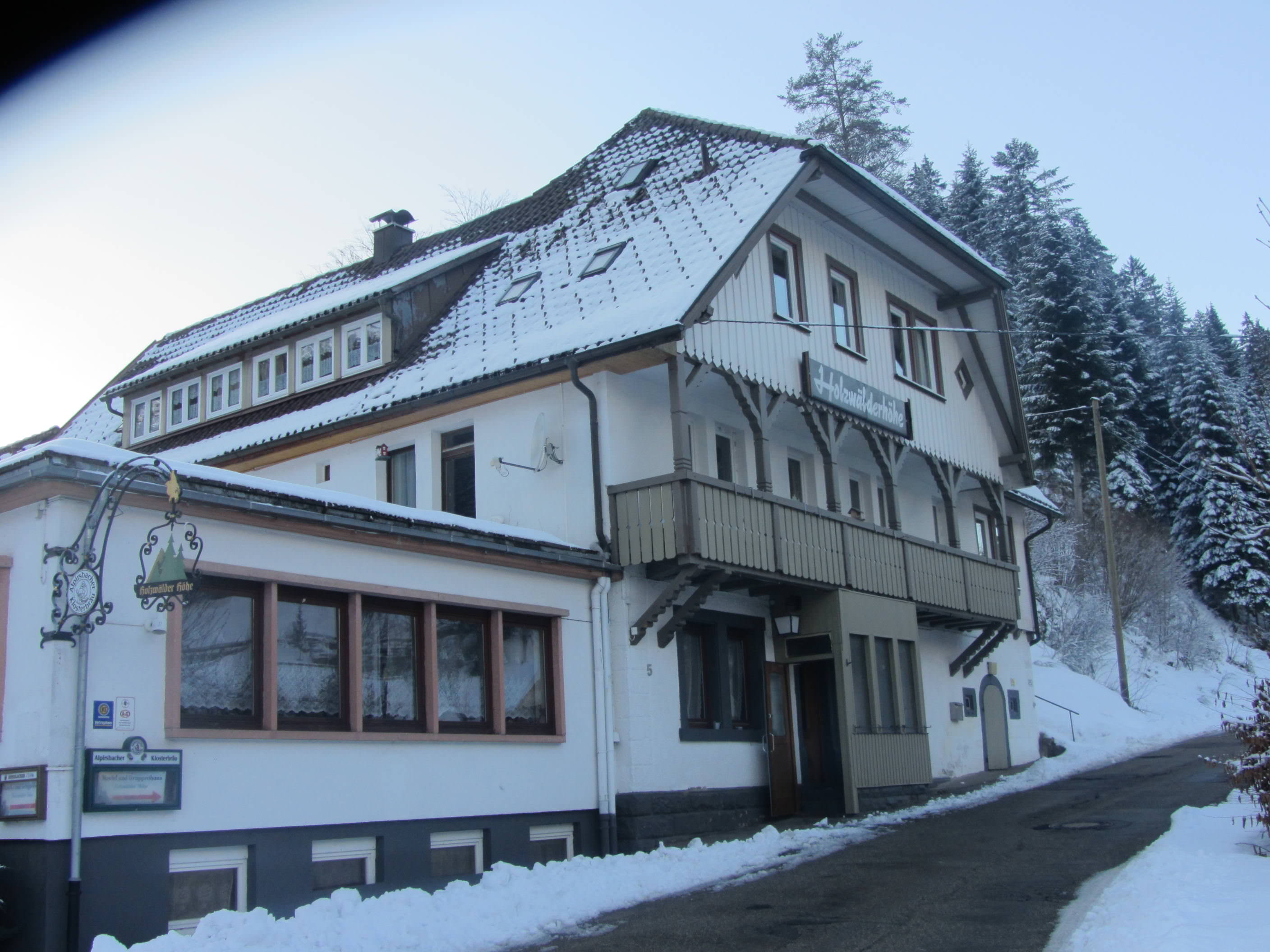 Gruppenhaus Holzwälder Höhe Winter